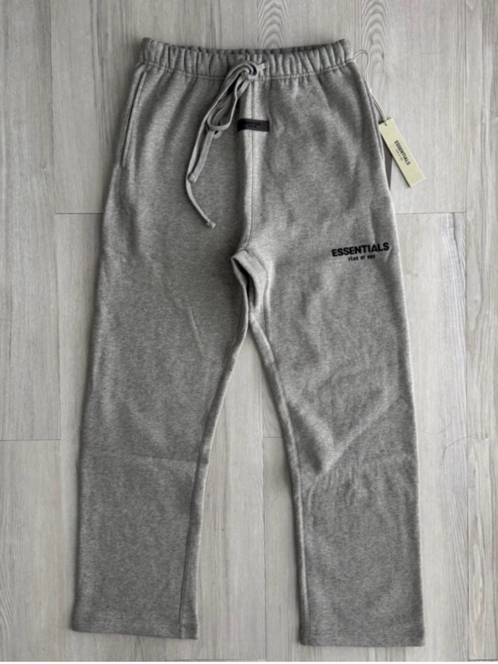 Essentials Men's Grey Logo Drawstring Sweatpants
